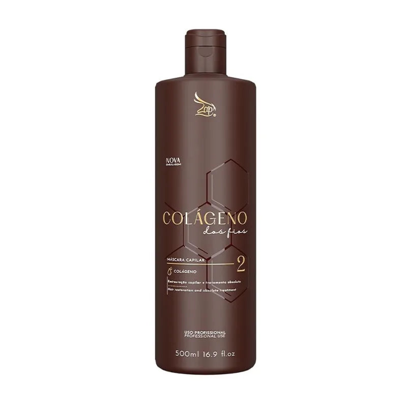 Zap Cosmeticos, Collagen, Restoring Conditioner For Hair 2 , 500 ml
