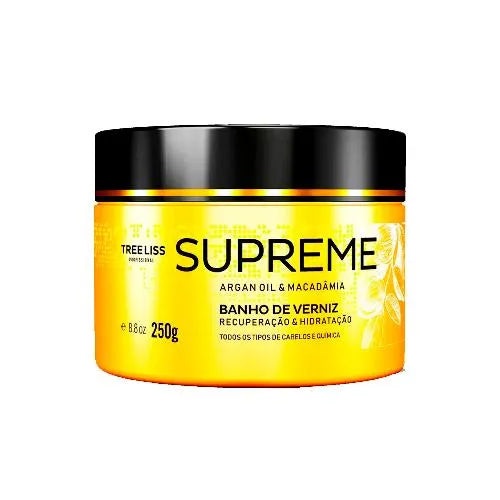 Tree Liss, Supreme Banho de verniz, Hair Mask For Hair, 250g