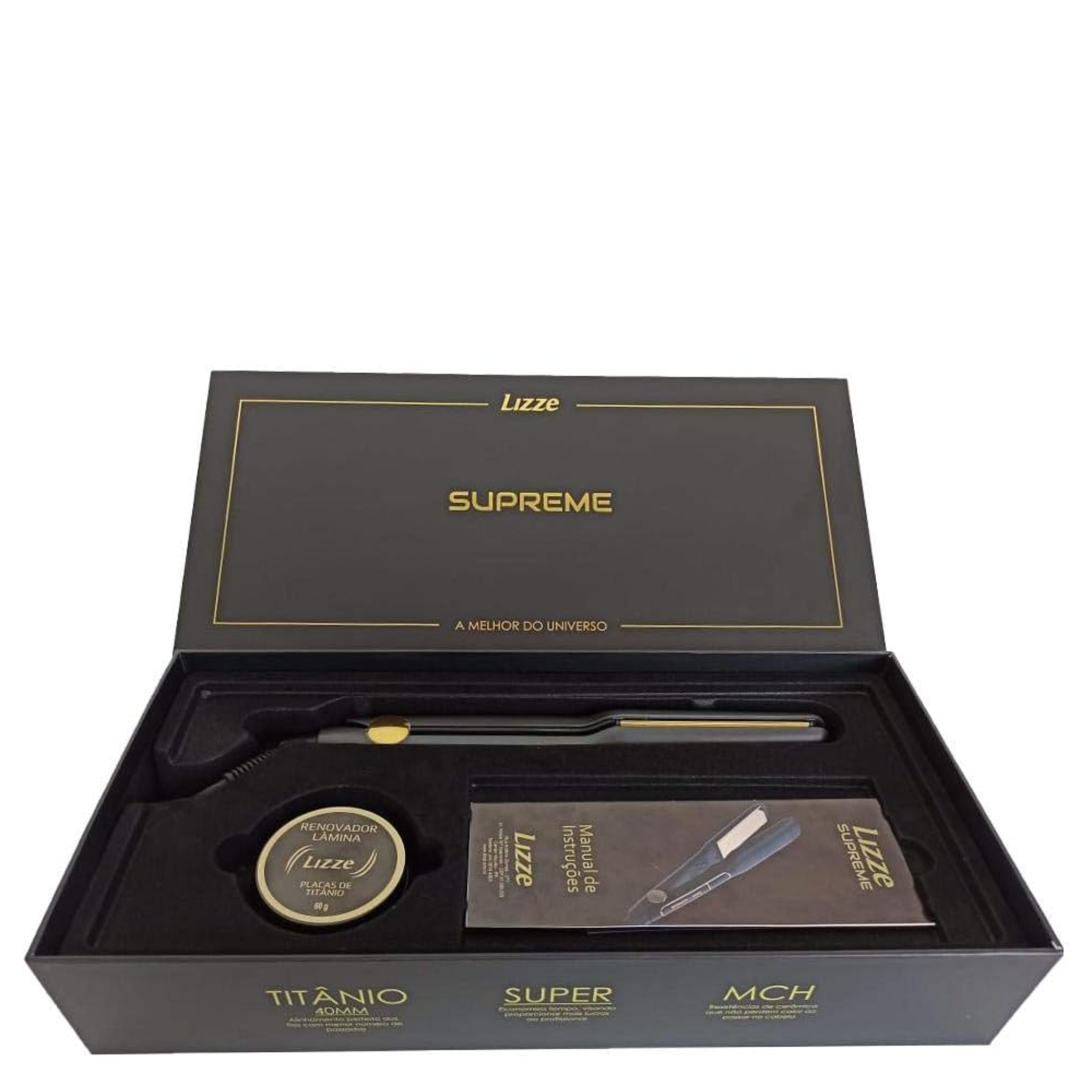 Lizze Prancha Supreme 252°C 485° 110v Eletronic For Hair