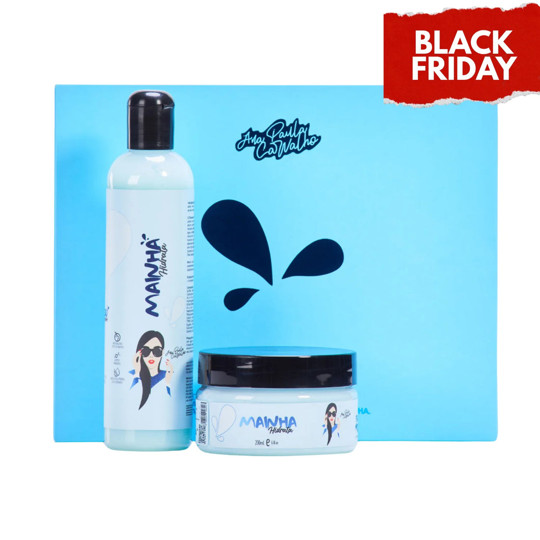 Ana Paula Carvalho, Mainha Hidrata Home Care Shampoo, Deep Cleansing Shampoo For Hair, 300ml