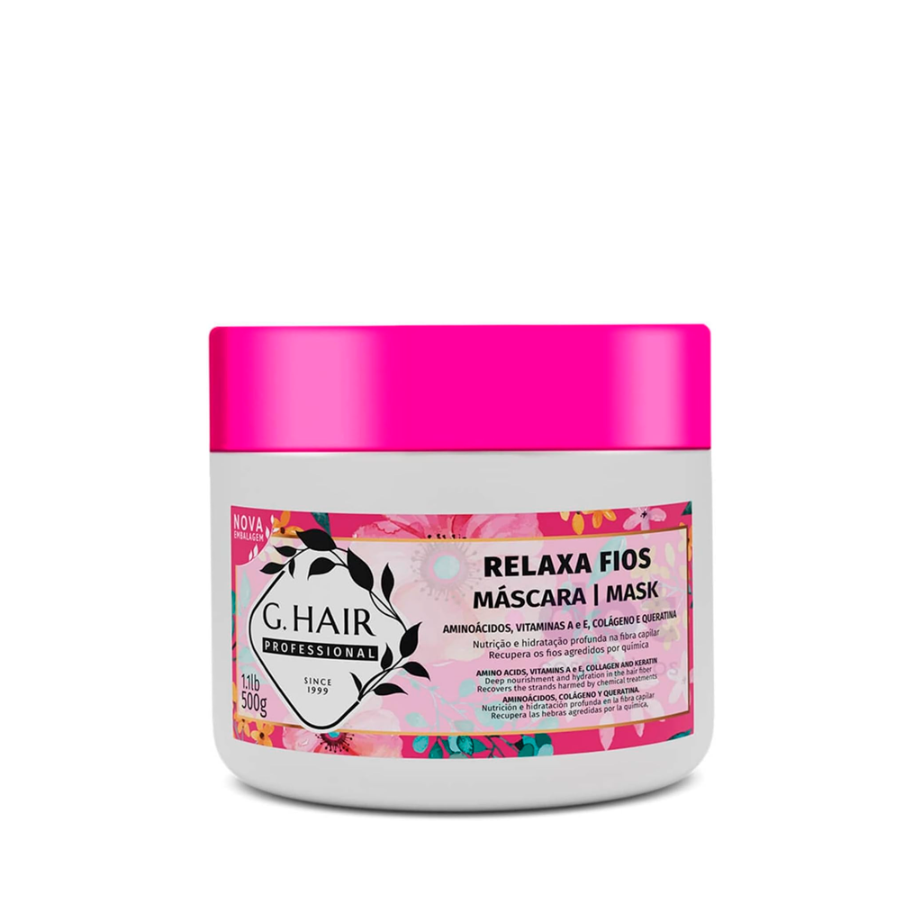 G Hair Desmaia Fios Hair Mask For Hair 500g 17.6oz