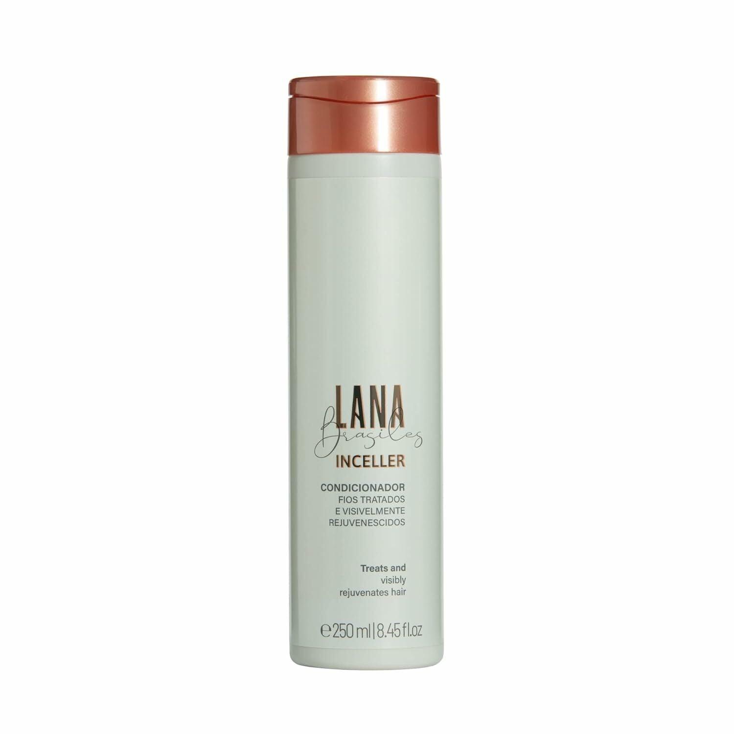 Lana Brasiles | Inceller Conditioner | Treats And Rejuvenates Hair | Shine And Softness | 250 ml / 8.45 fl.oz. - BUY BRAZIL STORE