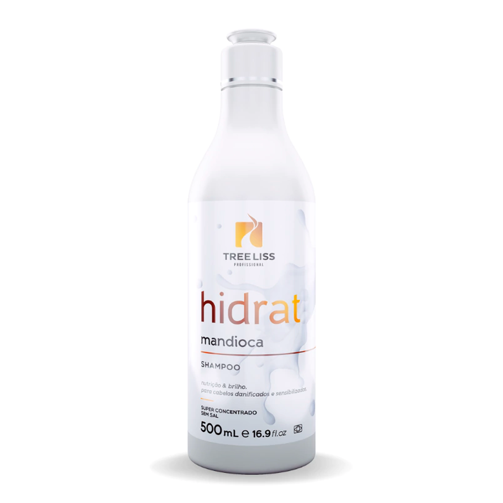 Treeliss Hidrat Mandioca Shampoo For Hair 500ml 16.9 oz