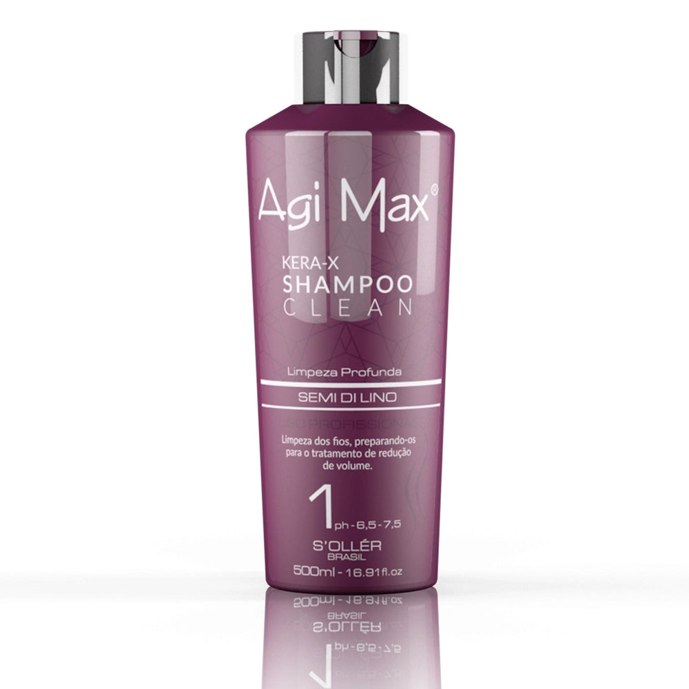 Agi Max, Semi Di Lino Step 1, Deep Cleansing Shampoo For Hair, 500ml