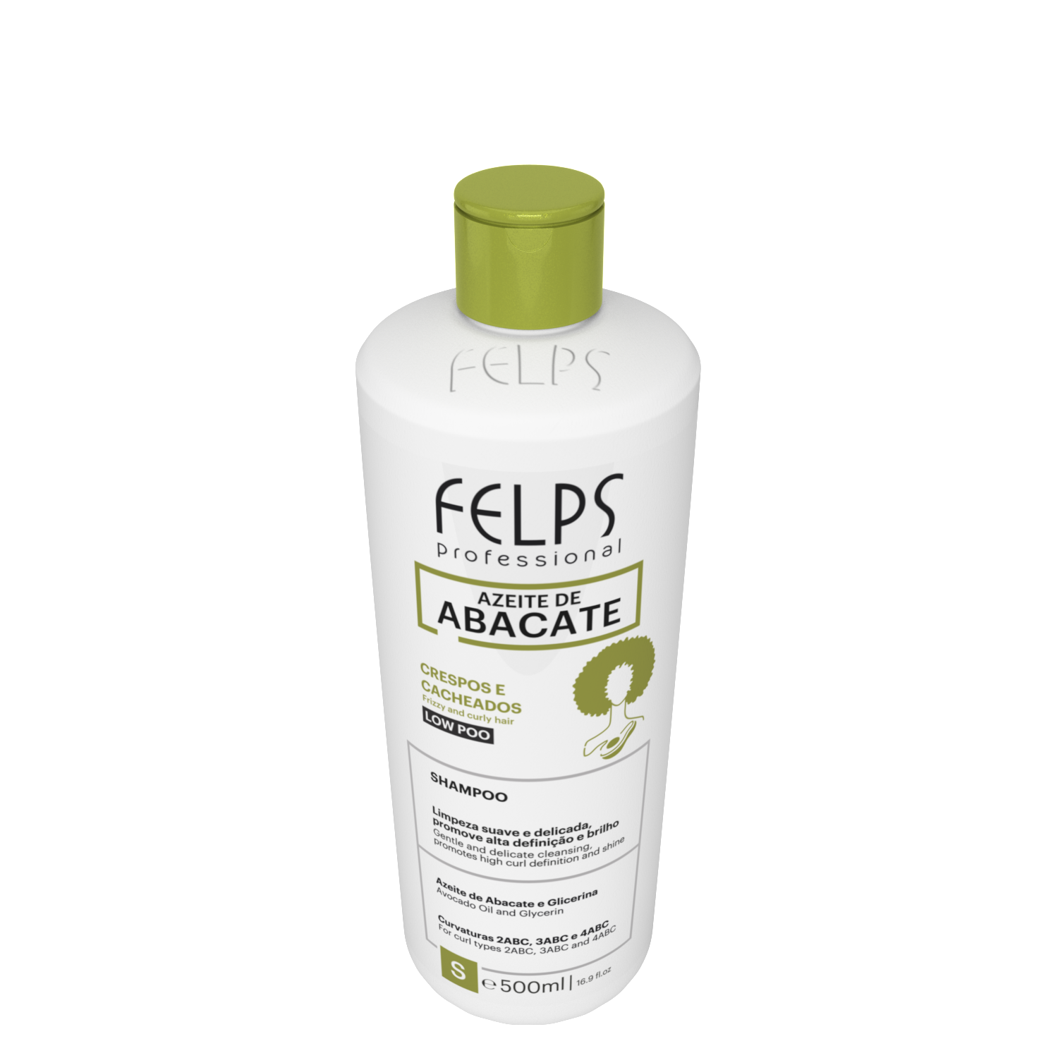 FELPS ,Cachos Azeite de Abacate Gelatina Fixadora Restoring Conditioner For Hair, 500g