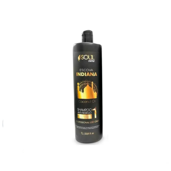 Soul Care, Escova Indiana, Deep Cleansing Shampoo For Hair, 1L