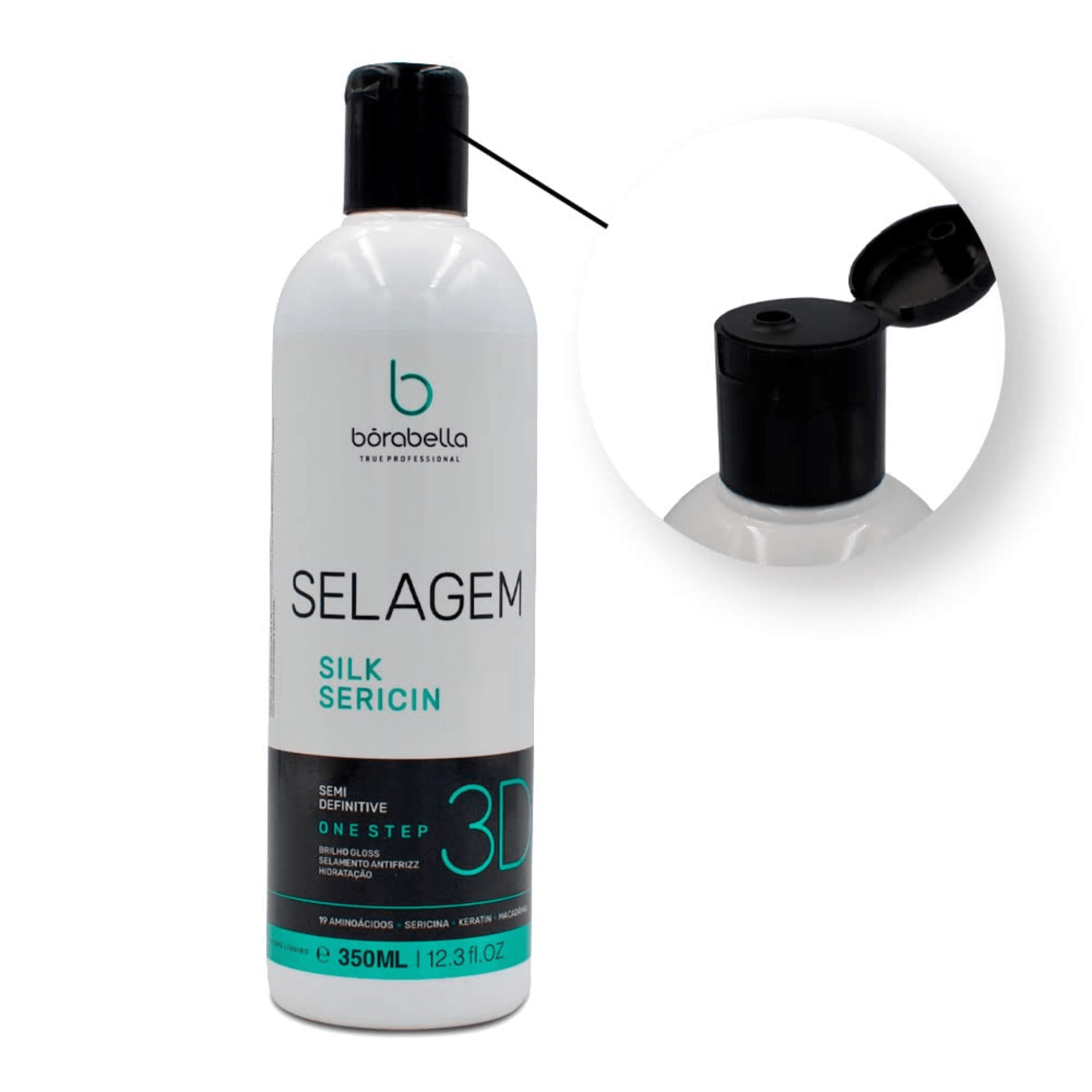 Borabella, Selagem 3D Step 2, Restoring Conditioner For Hair, 1L - BUY BRAZIL STORE