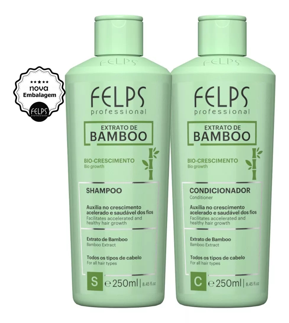 Felps Kit Extrato de Bamboo 2x250ml 8.4 oz