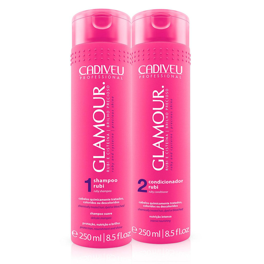 Cadiveu, Kit Glamour Rubi, 2x250ml - BUY BRAZIL STORE