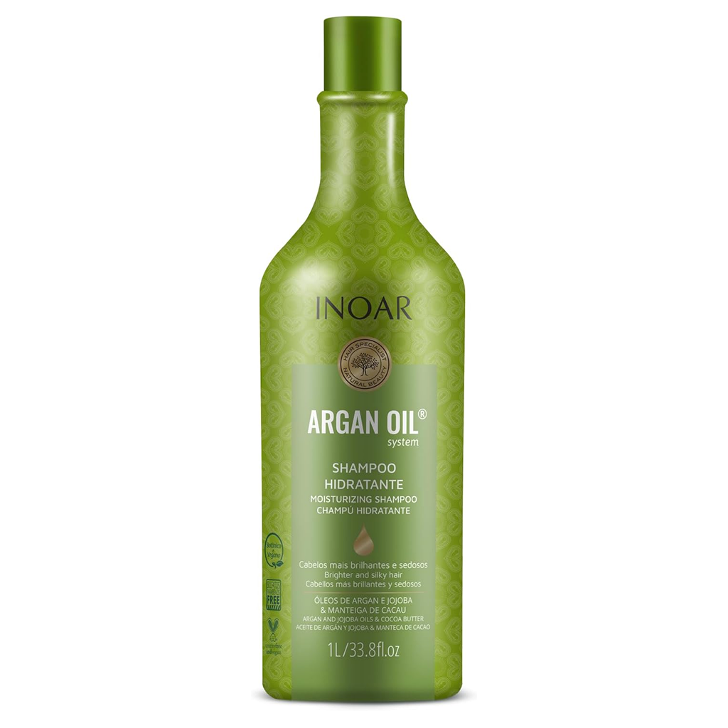 Inoar, Argan Oil, Deep Cleansing Shampoo For Hair, 1L