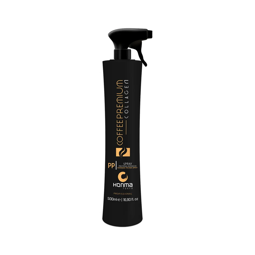 Honma Tokyo, Coffee Collagen PP Spray, Finishing Oil For Hair, 500ml