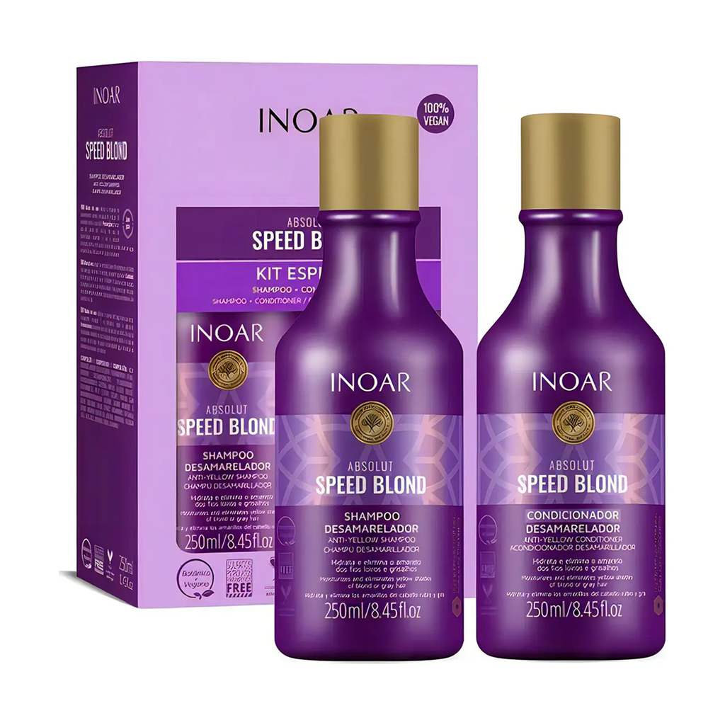 Inoar, Kit Speed Blond, 2x250ml