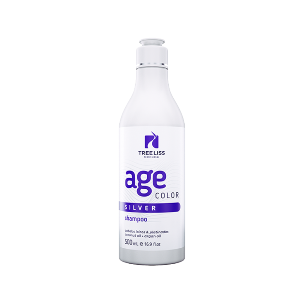 Tree Liss, Age Color Silver, Deep Cleansing Shampoo For Hair, 500ml