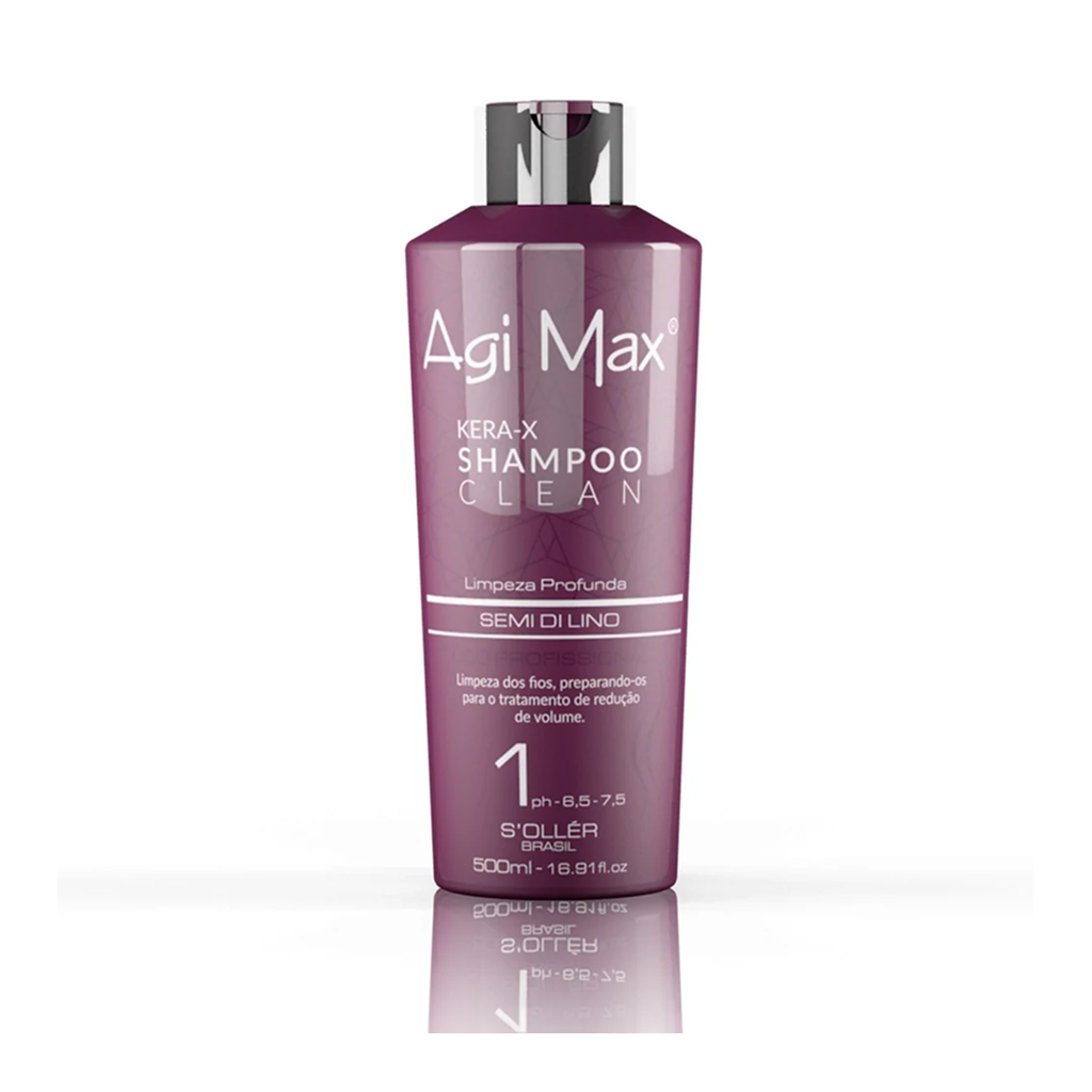 Agi Max, Semi Di Lino Step 1, Deep Cleansing Shampoo For Hair, 500ml