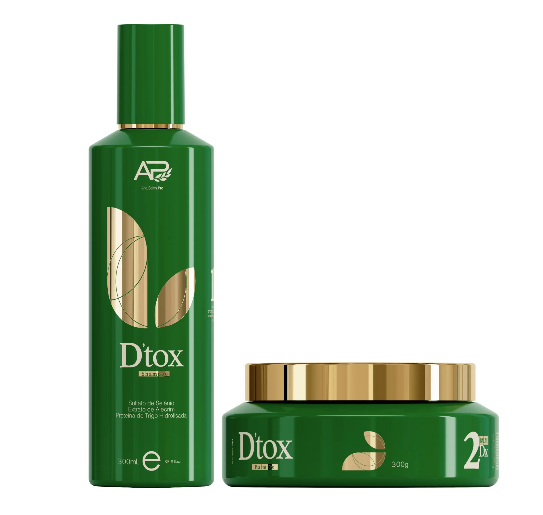 Dtox Hair Revitalizing Home Care shampoo and mask for daily use - Ana Paula Carvalho