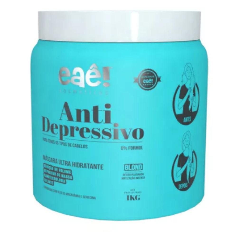Eae Cosmeticos, Anti Depressivo Blond Matizador, Hair Mask For Hair, 1kg, - BUY BRAZIL STORE