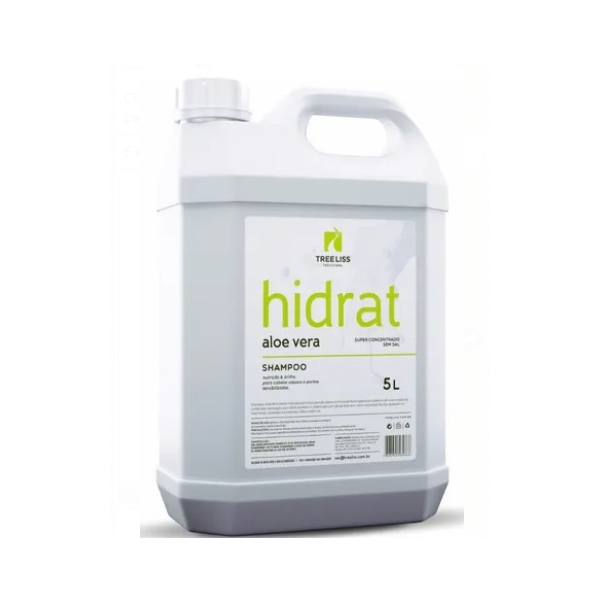 Tree Liss, Hidrat Aloe Vera, Deep Cleansing Shampoo For Hair, 5L