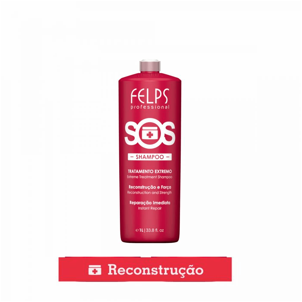 Felps, Kit SOS Tratamento Extremo, 2x1L | 38.2 oz - BUY BRAZIL STORE