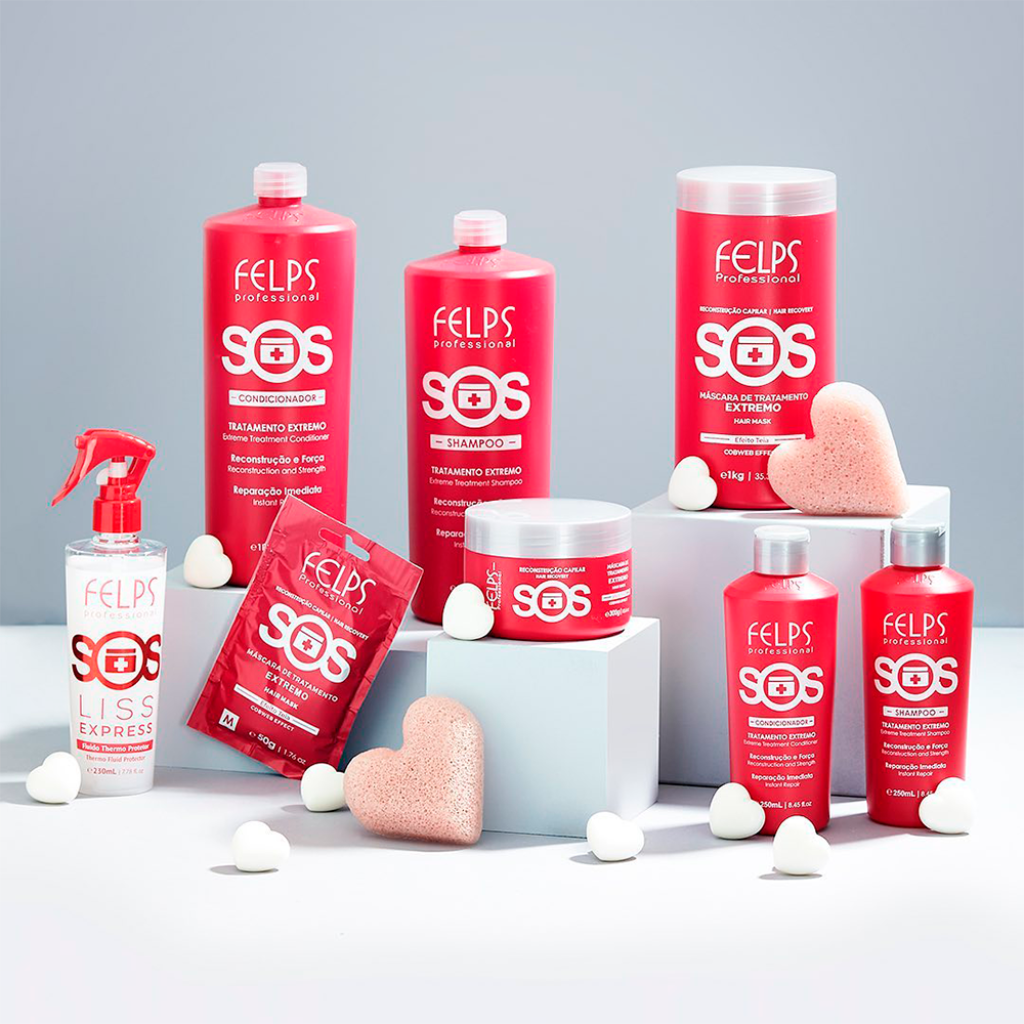 Felps Kit SOS Tratamento Extremo 2x250ml 8.4 oz + 300g 10.5 oz