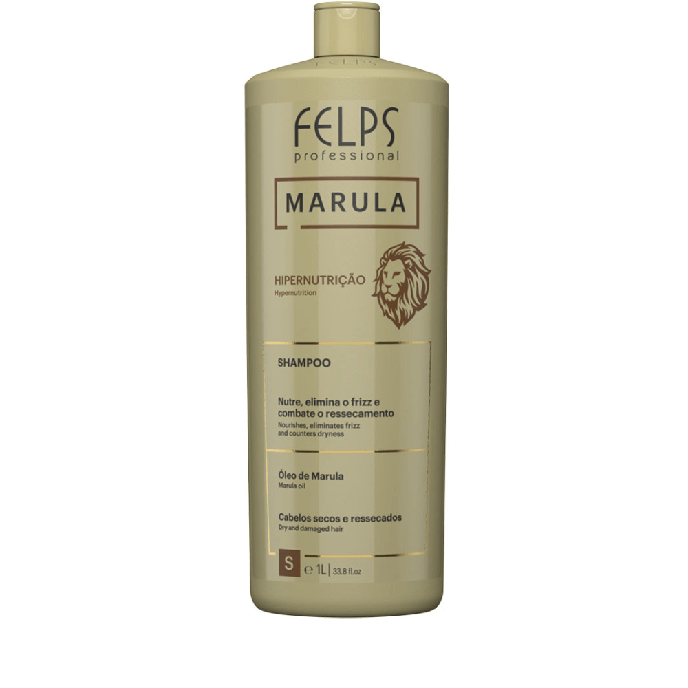 Felps, Marula Hipernutricao, Deep Cleansing Shampoo For Hair, 1L