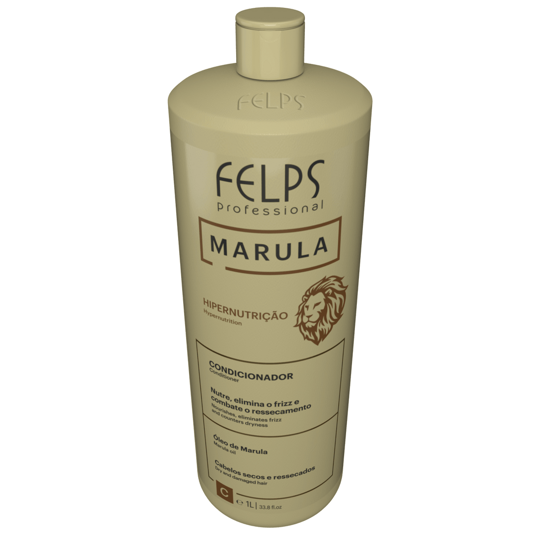 Felps Marula Hipernutricao, Restoring Conditioner For Hair 1L - BUY BRAZIL STORE