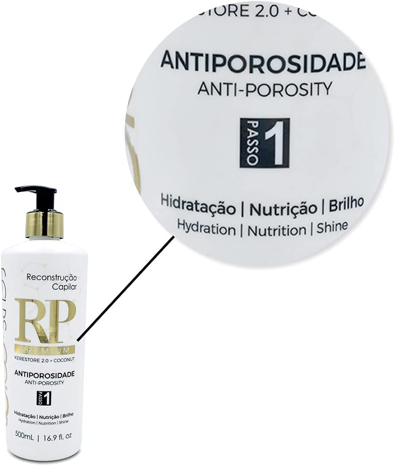 Felps, Reconstrucao Capilar Antiporosidade 1, Restoring Conditioner For Hair, 500ml