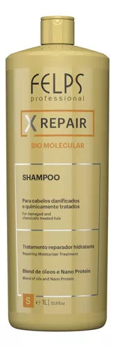 Felps, Xrepair Bio Molecular, Deep Cleansing Shampoo For Hair, 1L