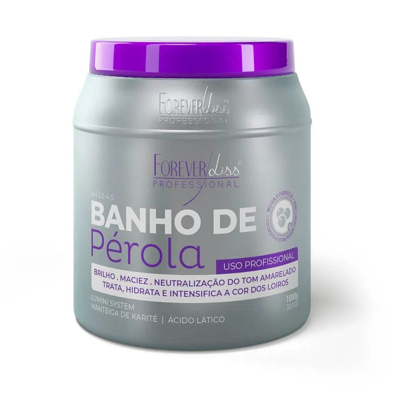 Forever Liss, Banho de Perola, Hair Mask For Hair, 1Kg