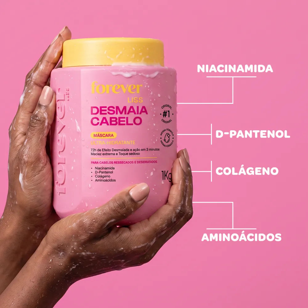 Forever Liss, Desmaia Cabelo, Hair Mask For Hair, 1kg