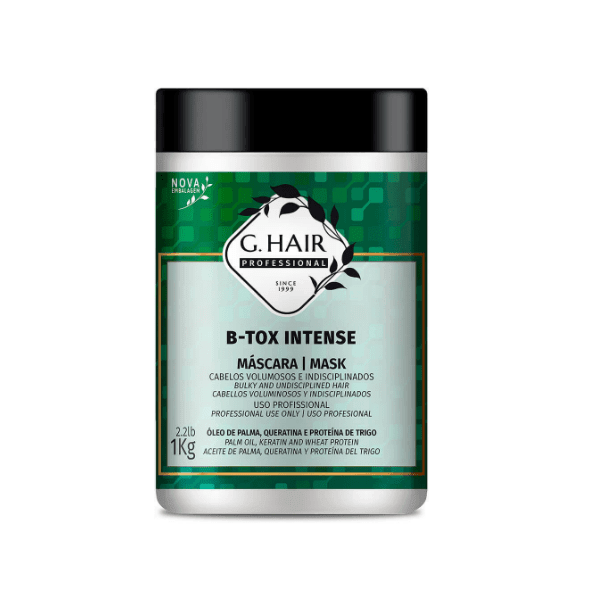 G Hair, B-tox Intense Mask, Hair Mask For Hair, 1kg - BUY BRAZIL STORE