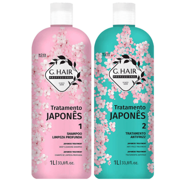 G Hair, Kit Tratamento Japonês, 2x1L - BUY BRAZIL STORE