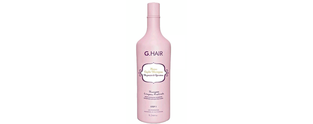 G Hair, Plastica Capilar Marroquina, Deep Cleansing Shampoo For Hair 1L