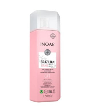 Inoar, Nano Protein, Deep Cleansing Shampoo For Hair, 1L