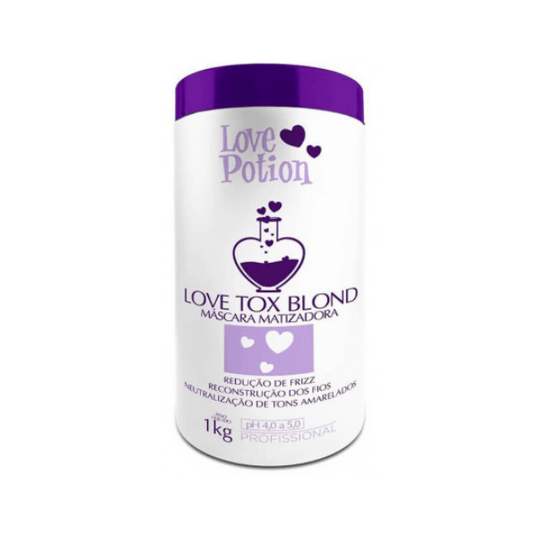 Love Potion, Love BTox Blond, Hair Mask For Hair, 1kg - BUY BRAZIL STORE