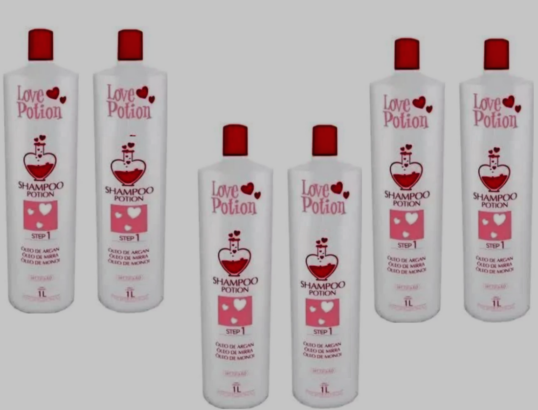 Love Potion, Love Potion, Deep Cleansing Shampoo For Hair, 6x1L