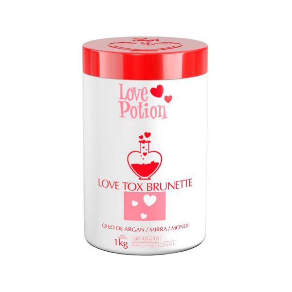 Love Potion, Love Tox Brunette, Hair Mask For Hair, 1kg - BUY BRAZIL STORE