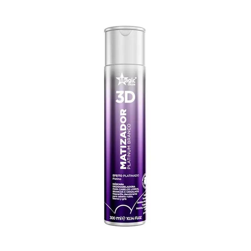 Magic Color , Gloss Matizador 3D Platinun branco , Hair Mask For Hair , 300 ml - BUY BRAZIL STORE