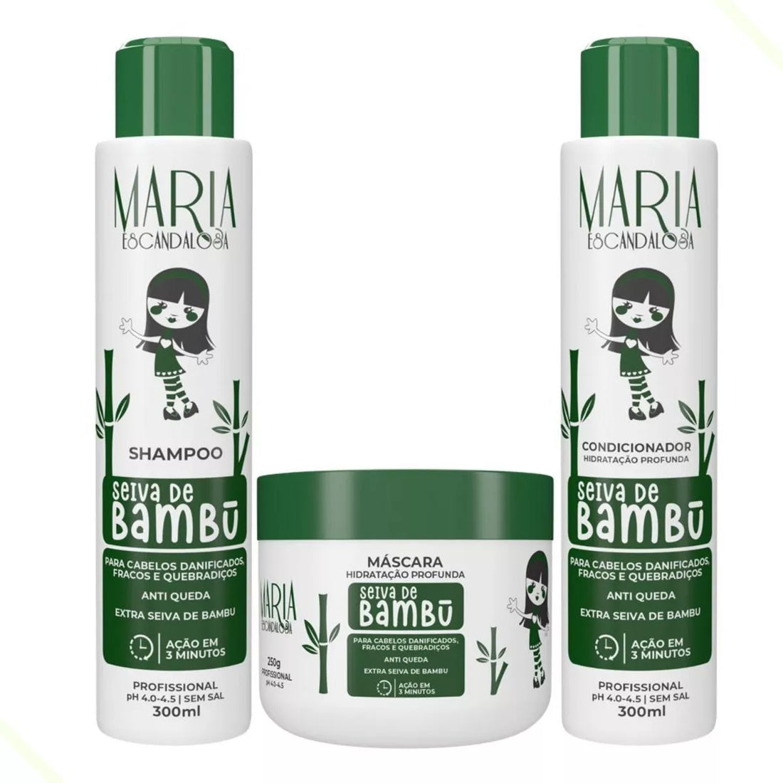 Maria Escandalosa Bamboo Sap 300ml Home Care Kit