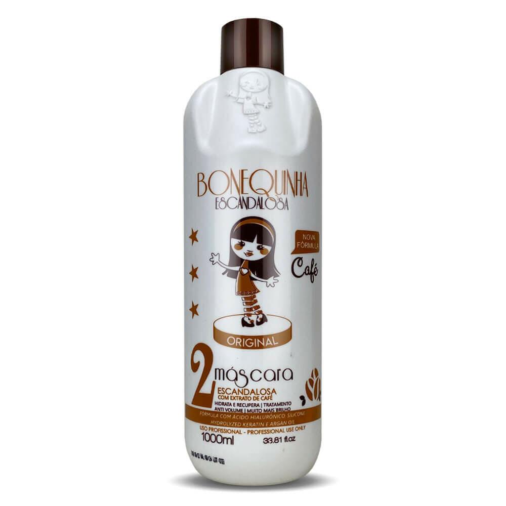 Maria Escandalosa, Escova Inteligente de Cafe 2, Restoring Conditioner For Hair, 1L - BUY BRAZIL STORE
