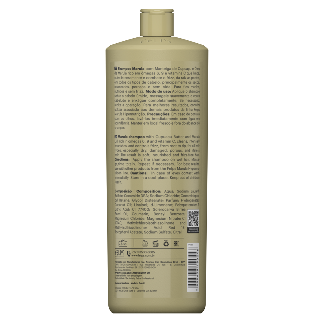 Felps, Marula Hipernutricao, Restoring Conditioner For Hair, 250ml