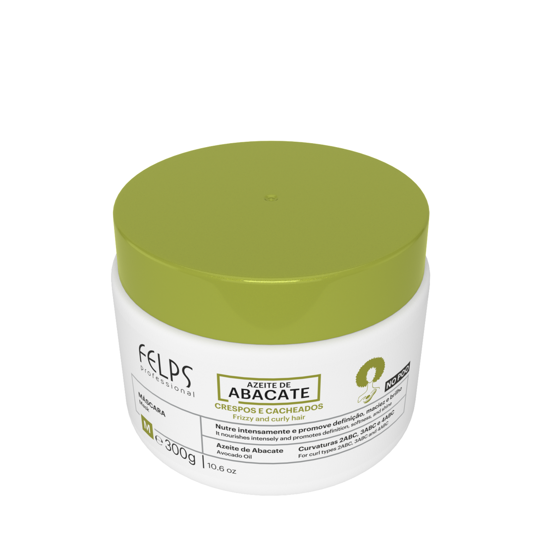 Felps, Cachos Azeite de Abacate, Hair Mask For Hair, 300gr