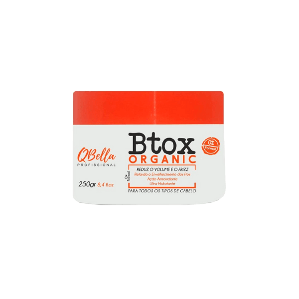 QBella, Btox Organic, Hair Mask For Hair, 250ml - BUY BRAZIL STORE