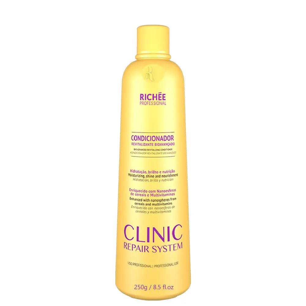Richee, Clinic Repair System Revitalizante Bioavançado, Restoring Conditioner For Hair, 250ml - BUY BRAZIL STORE