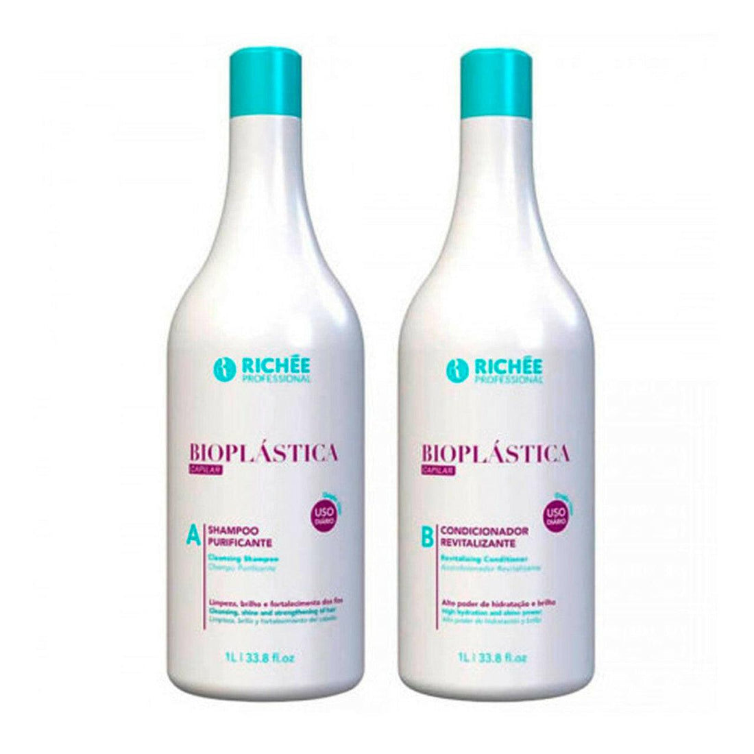 Richee, Kit Bioplastica Treatment, 2x 1L - BUY BRAZIL STORE