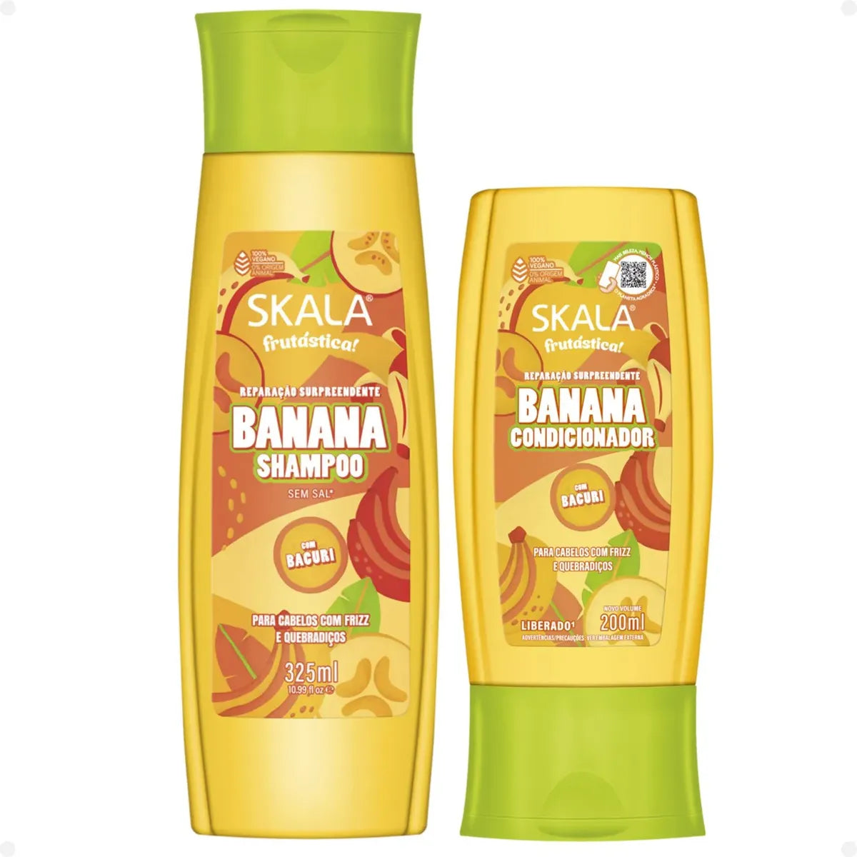 Skala Banana and Bacuri Shampoo and Conditioner