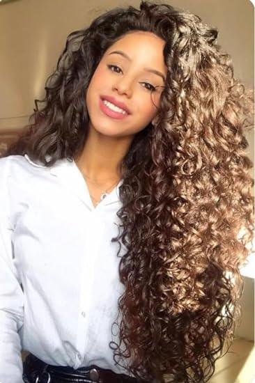 Applying Skala Hair Curl Cream to curly hair for frizz control