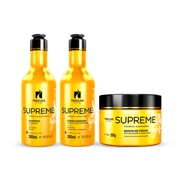 Treeliss, Kit Supreme, 2x300 + 1x250ml - BUY BRAZIL STORE