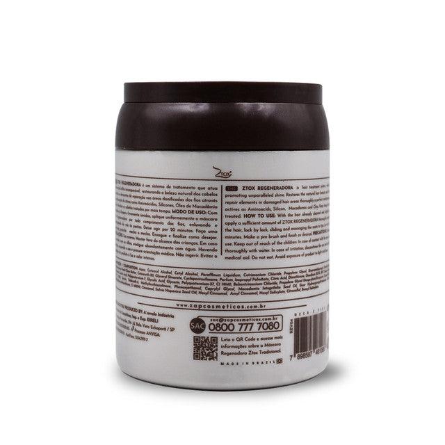 Zap Cosmeticos, Ztox Oleos de Macadamia e Chia, Hair Mask For Hair, 950g - BUY BRAZIL STORE