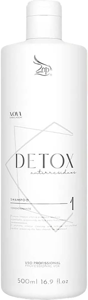 Zap, Detox Shampoo Antirresiduos , Deep Cleansing Shampoo for Hair, 500ml