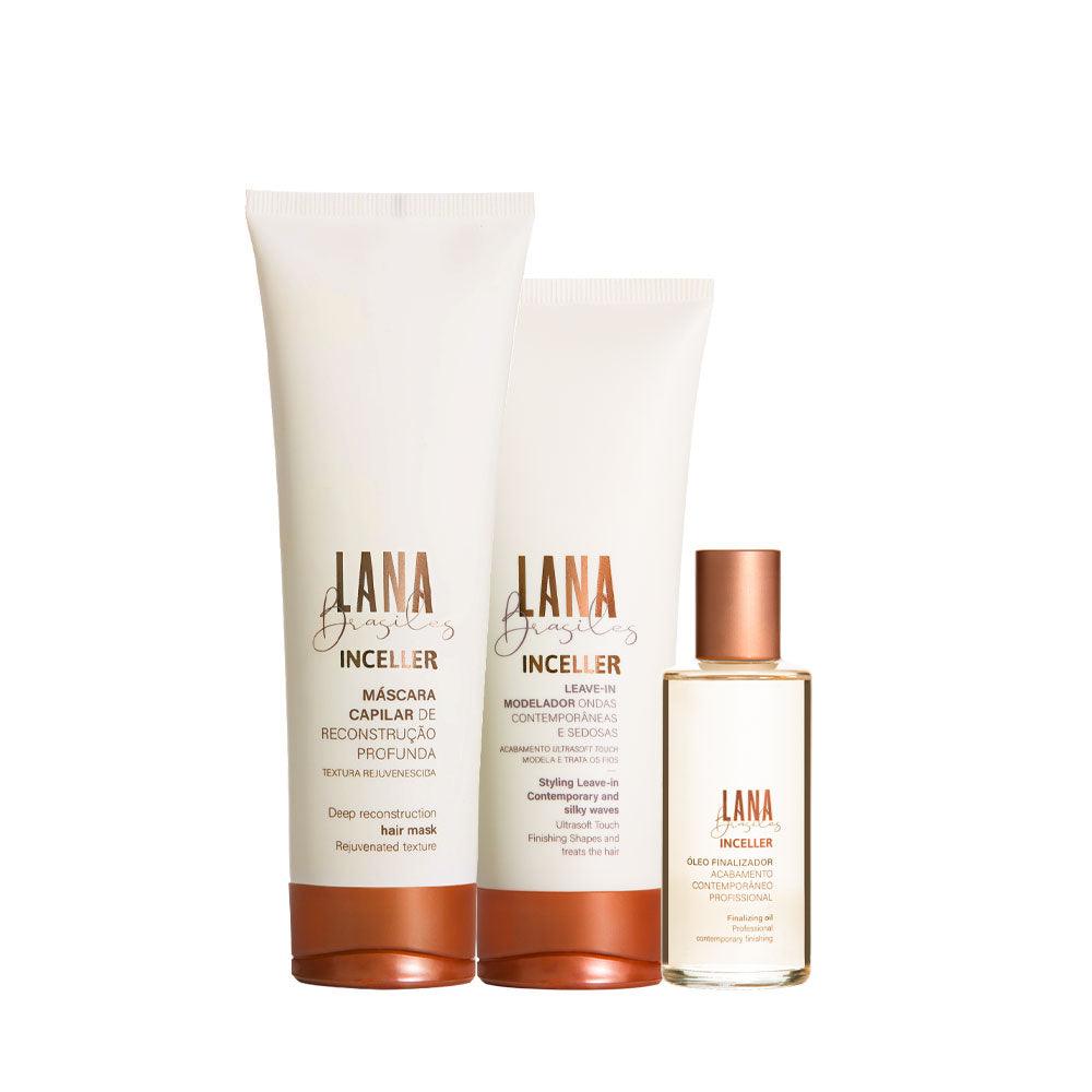 Inceller Hair Mask 250ml + Leave-In 200ml + Finishing Oil 60ml - BUY BRAZIL STORE